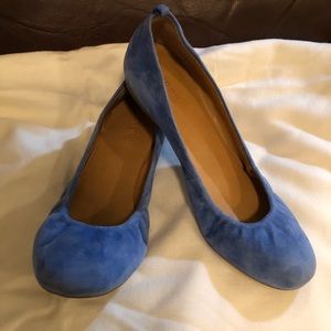 💙SALE💙 J Crew Blue suede shoes